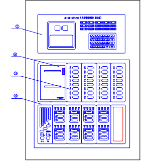 海灣JB-QB-GST200火災(zāi)報(bào)警控制器(聯(lián)動(dòng)型)面板說明